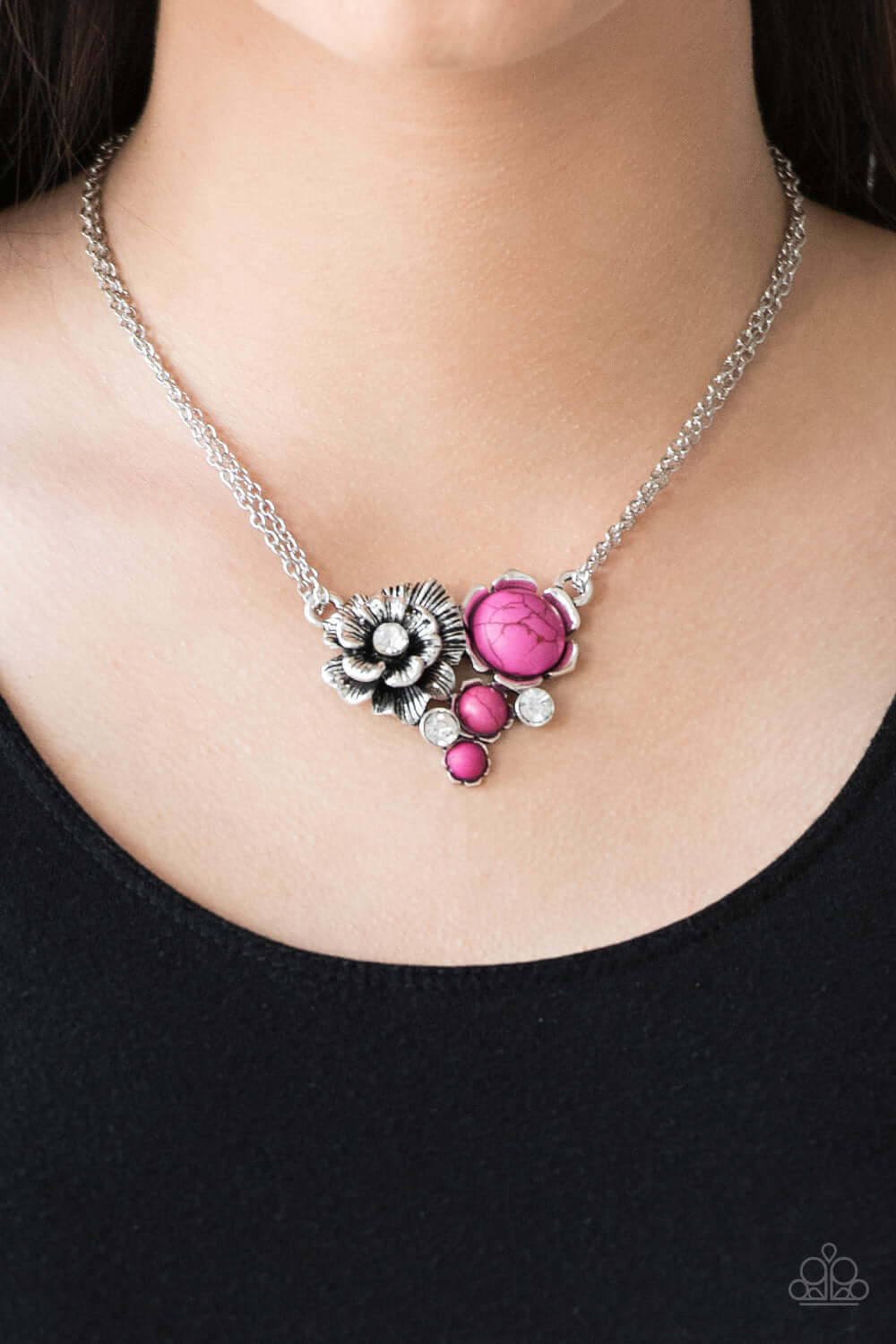 Paparazzi Accessories ✽ Desert Harvest - Pink Necklace✽Flat Rate Ship $4.50✽ - Image #2