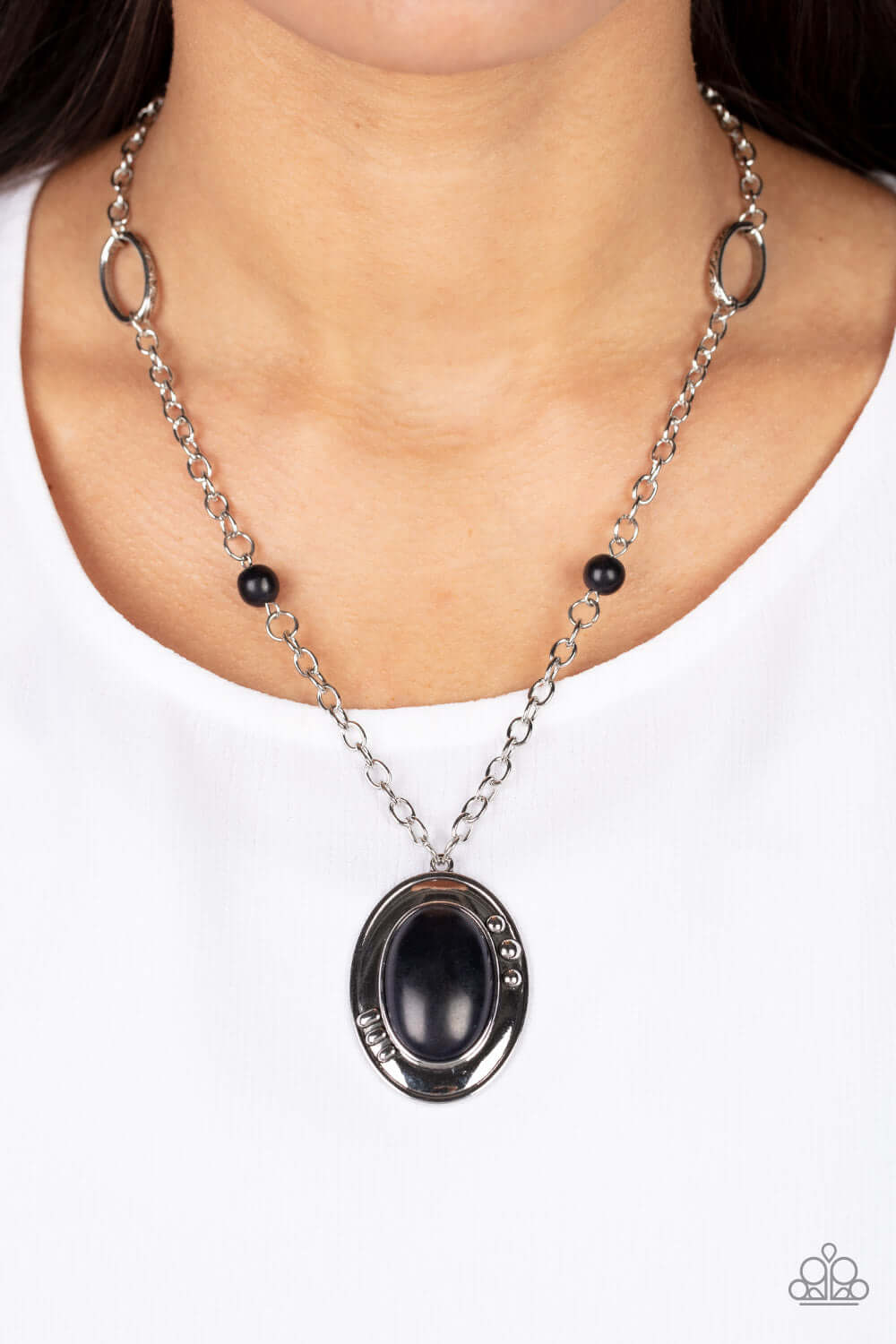 Paparazzi Accessories ❋Mojave Meditation - Black Necklace❋ Flat Rate Ship $4.50❋ - Image #2