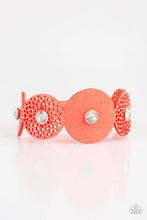 Load image into Gallery viewer, brought✽to✽you✽by✽blingflingbykat✽poppin-popstar-orange-bracelet✽paparazzi-accessories

