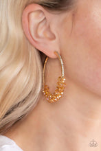 Load image into Gallery viewer, Paparazzi Accessories ❋Bubble-Bursting Bling - Gold Earrings❋ Flat Rate Ship $4.50❋ - Image #2
