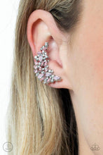 Load image into Gallery viewer, Paparazzi Accessories ❋Prismatically Panoramic - Pink Post Earrings❋ Flat Rate Ship $4.50❋ - Image #2
