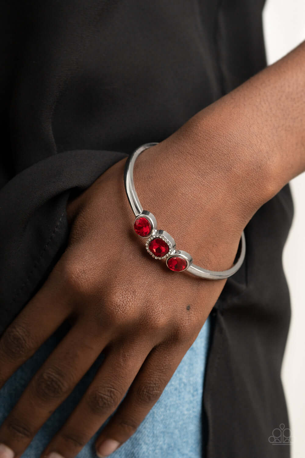 Paparazzi Accessories ❋Royal Demands - Red Bracelet❋ Flat Rate Ship $4.50❋ - Image #2