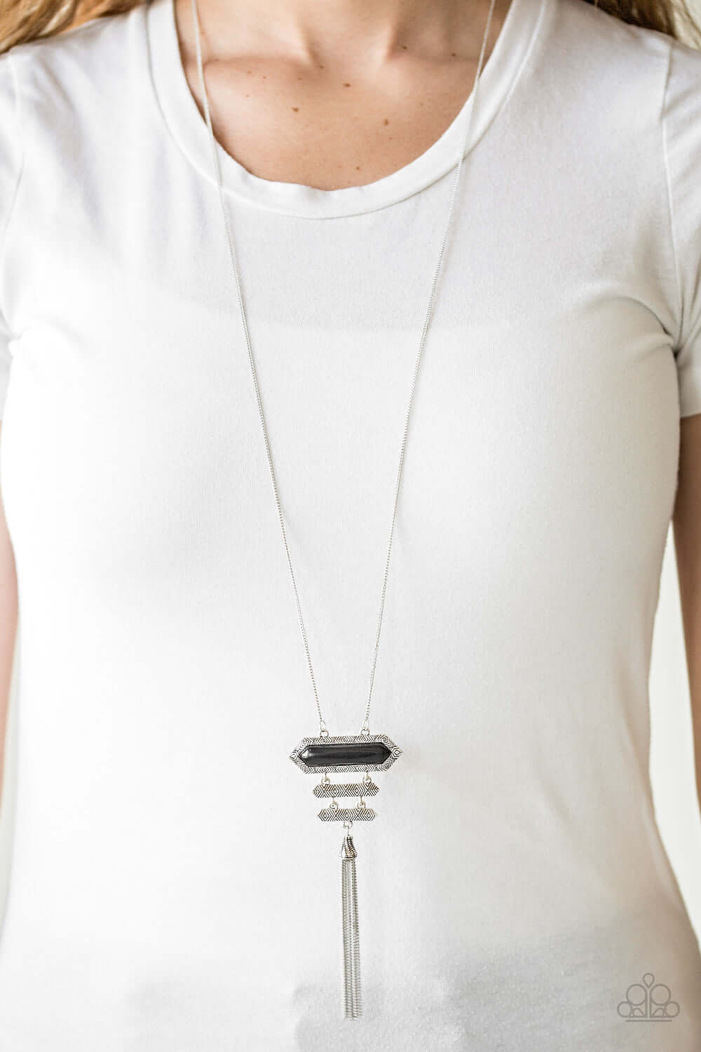 Paparazzi Accessories ✽ Rio Rendezvous - Black Necklace✽Flat Rate Ship $4.50✽ - Image #2