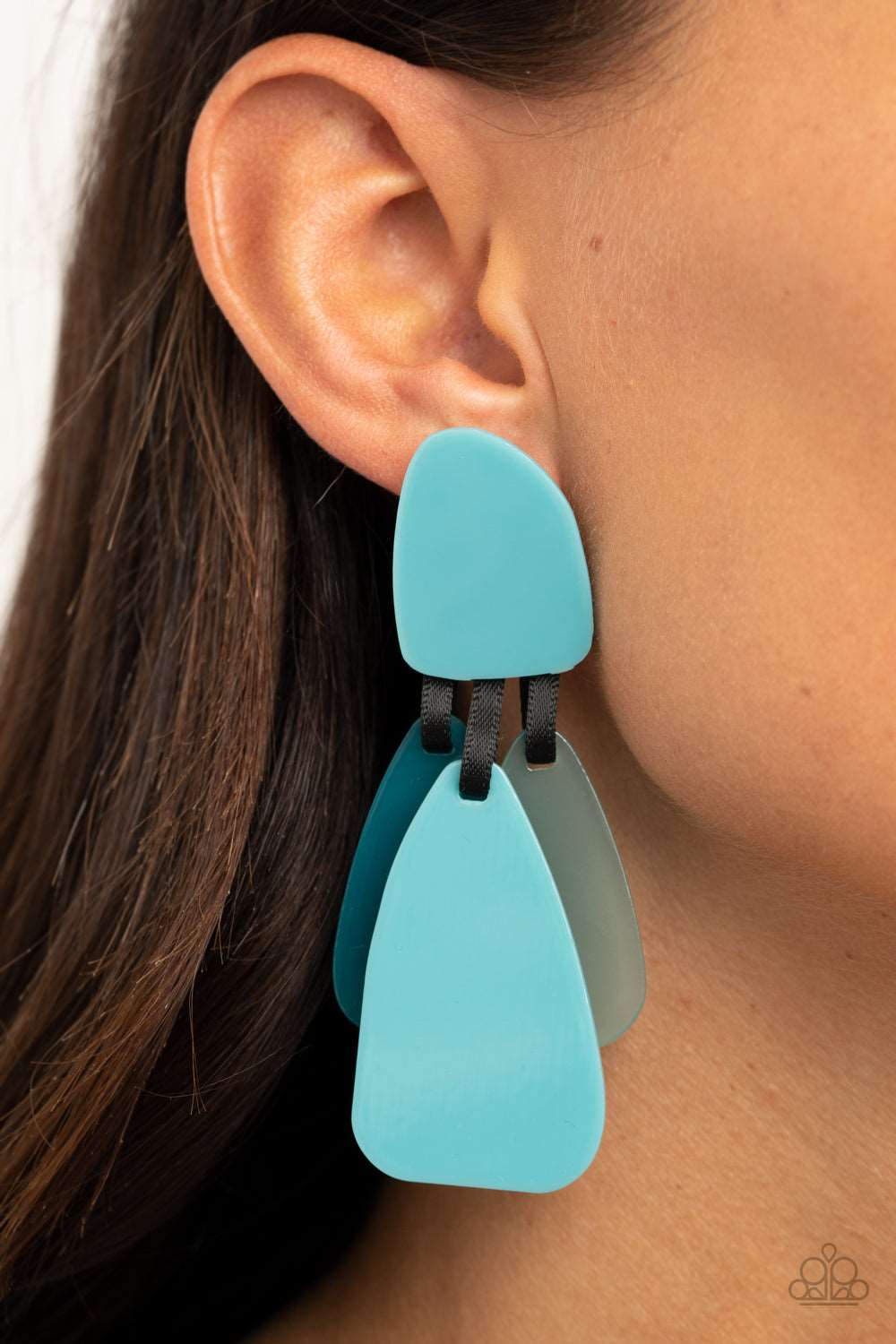 Paparazzi Accessories ✽ All FAUX One - Blue Post Earrings✽Flat Rate Ship $4.50✽