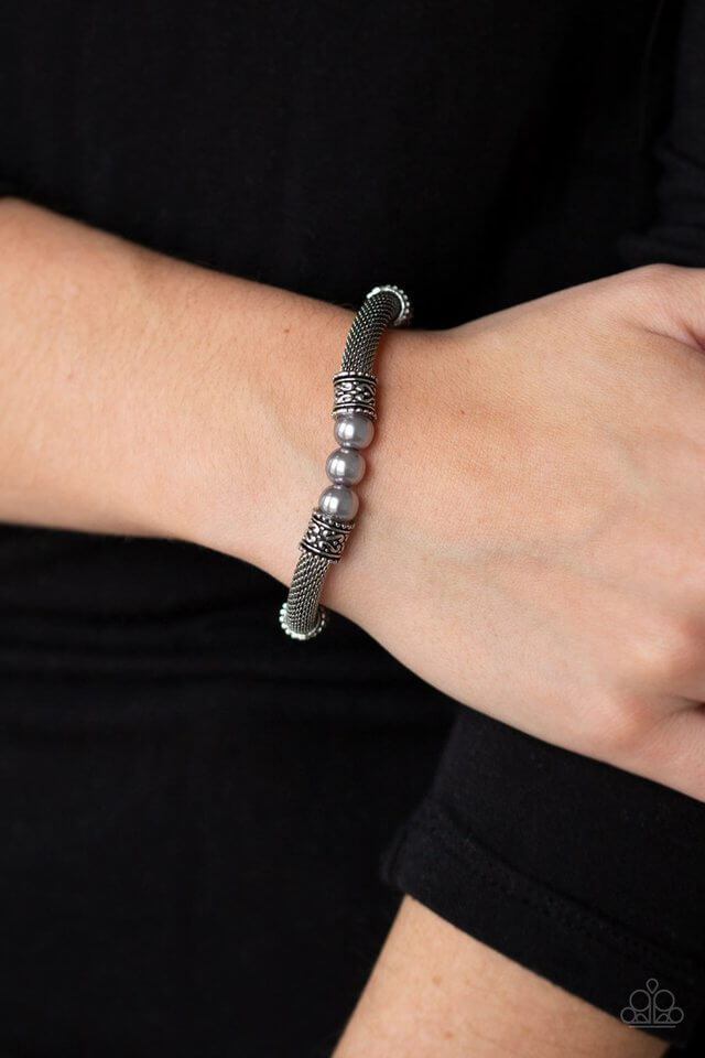 Paparazzi Accessories ✽Talk Some SENSEI - Silver Bracelet✽Flat Rate Ship $4.50✽ - Image #2