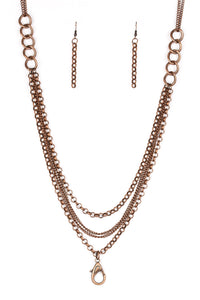 brought✽to✽you✽by✽blingflingbykat✽mechanical-mayhem-copper-lanyard✽paparazzi-accessories