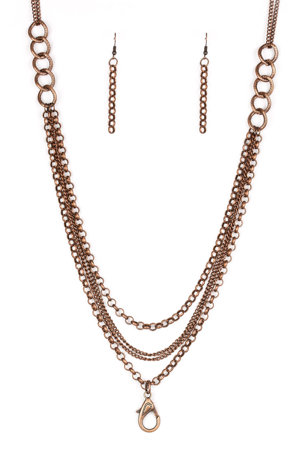 brought✽to✽you✽by✽blingflingbykat✽mechanical-mayhem-copper-lanyard✽paparazzi-accessories
