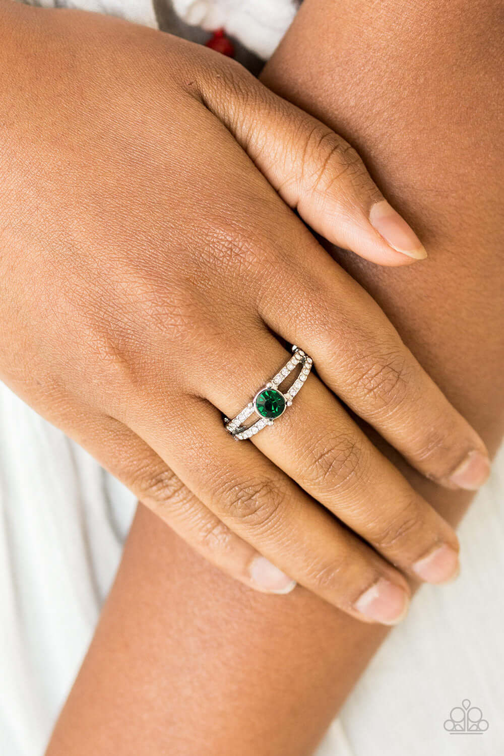 Paparazzi Accessories ✽ Dream Sparkle - Green Ring✽Flat Rate Ship $4.50✽ - Image #2