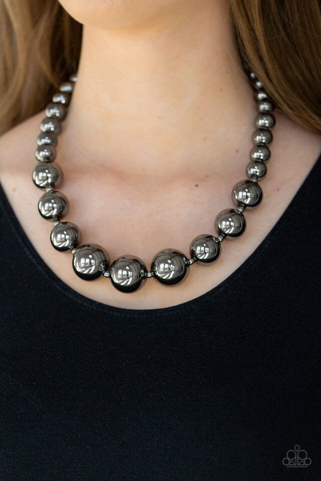 Paparazzi Accessories ❋Living Up To Reputation - Black Necklace❋ Flat Rate Ship $4.50❋ - Image #2