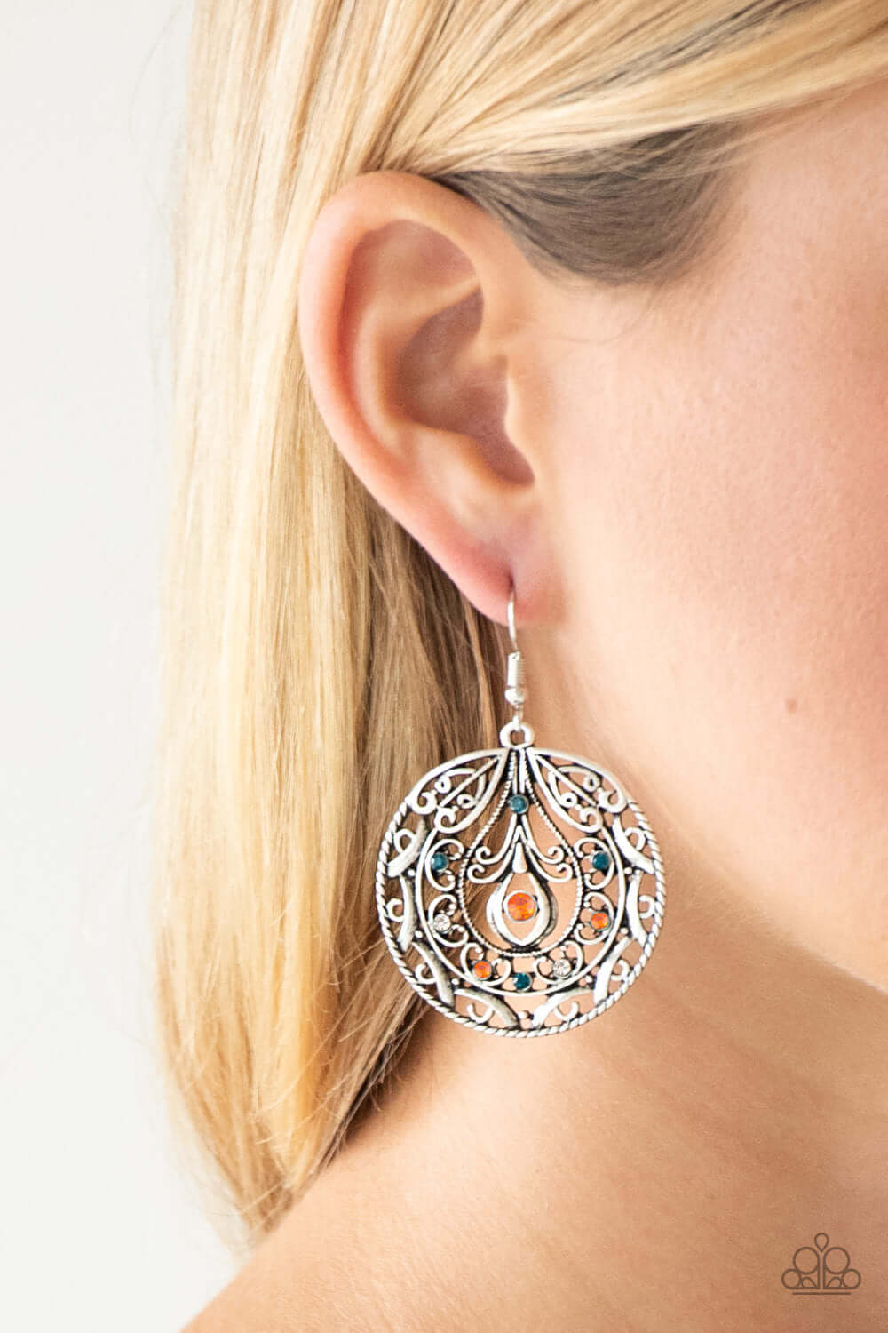 Paparazzi Accessories ✽ Choose To Sparkle - Multi Earrings✽Flat Rate Ship $4.50✽ - Image #2
