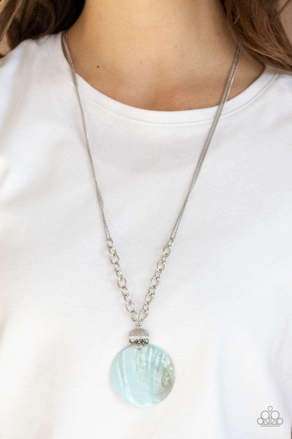 Paparazzi Accessories ✽ A Top-SHELLer - Blue Necklace✽Flat Rate Ship $4.50✽
