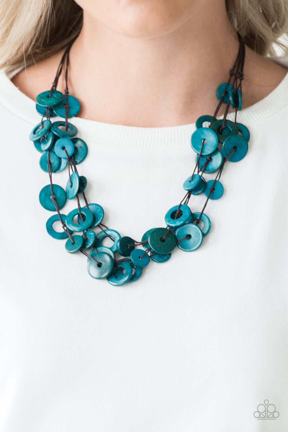 Paparazzi Accessories ✽ Wonderfully Walla Walla - Blue Necklace✽Flat Rate Ship $4.50✽ - Image #2