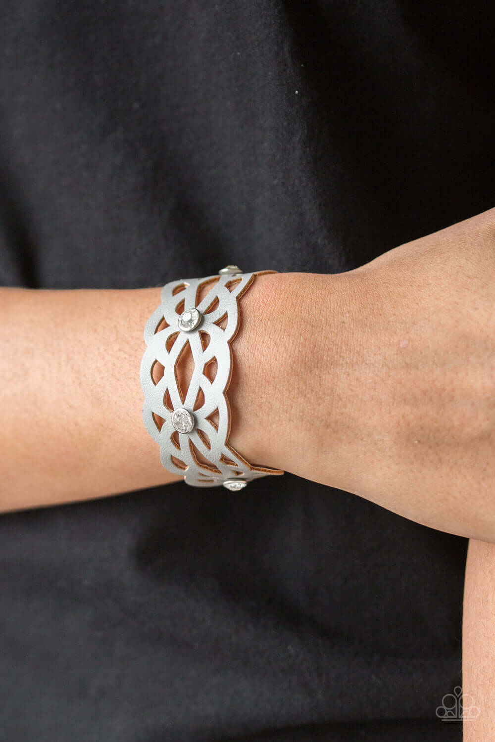 Paparazzi Accessories ✽ Runaway Radiance - Silver Bracelet✽Flat Rate Ship $4.50✽ - Image #2