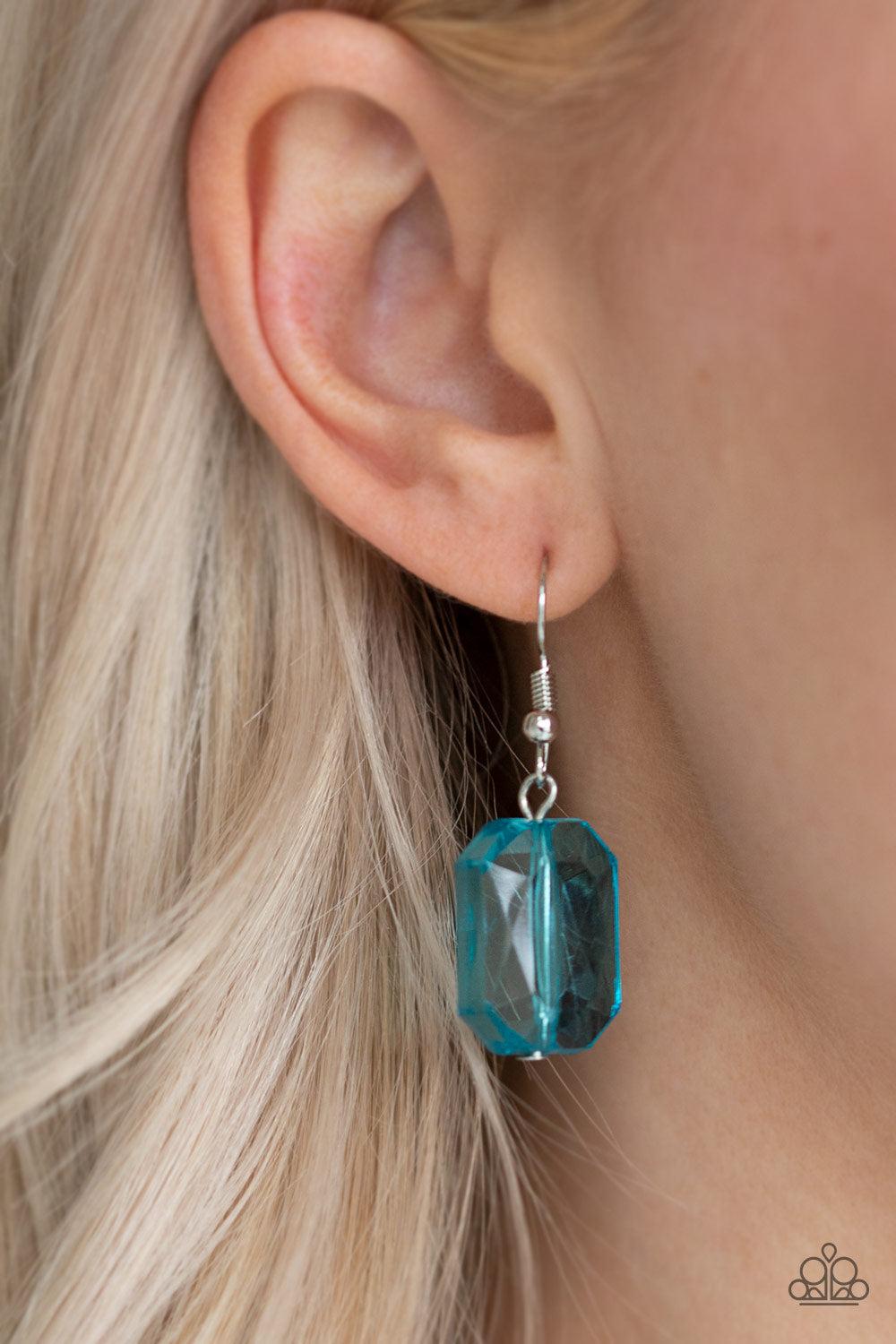 Paparazzi Accessories ✽ ICE Versa - Blue Necklace✽Flat Rate Ship $4.50✽ - Image #3