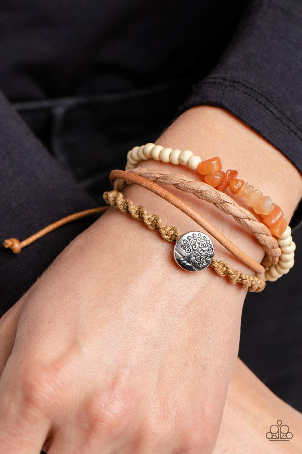 Paparazzi Accessories ❋Treetop Trail Guide - Orange Bracelet❋ Flat Rate Ship $4.50❋ - Image #2