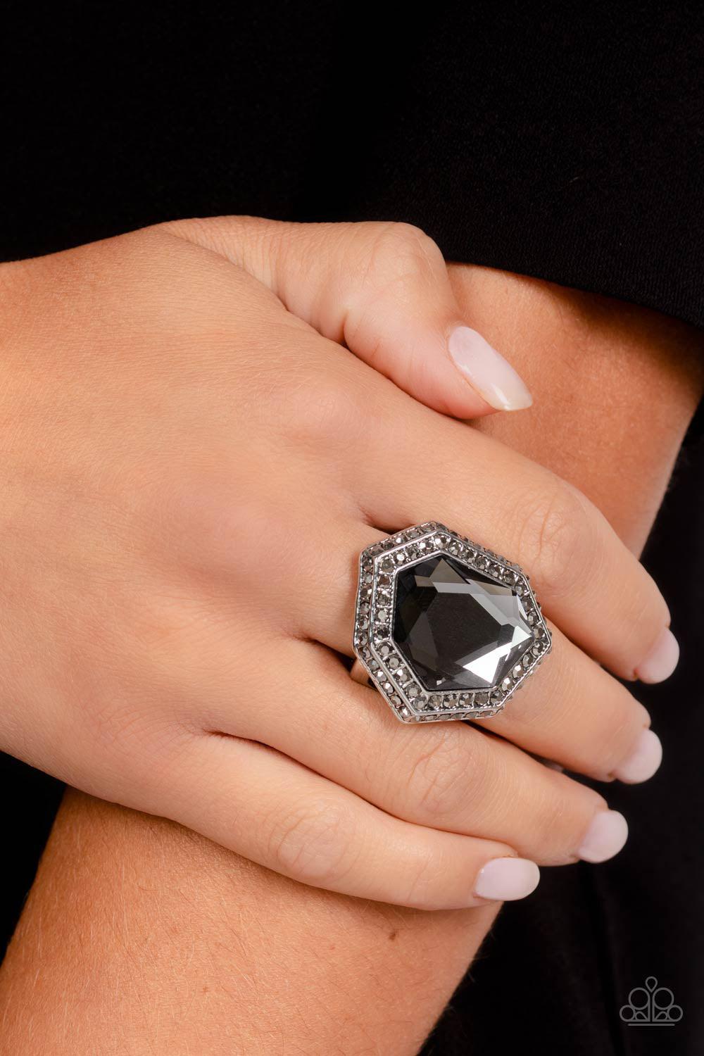 Paparazzi Accessories ❋Smoldering Sass - Silver Ring❋ Flat Rate Ship $4.50❋ - Image #2