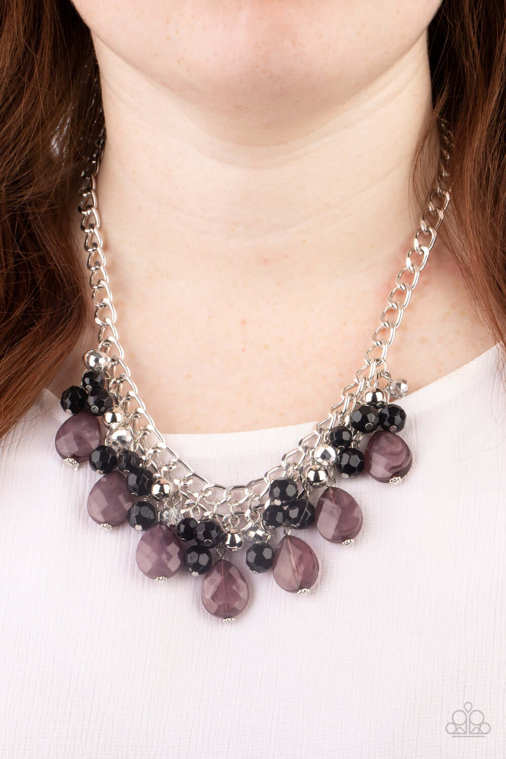 Paparazzi Accessories ❋Beachside Dance - Black Necklace❋ Flat Rate Ship $4.50❋ - Image #2