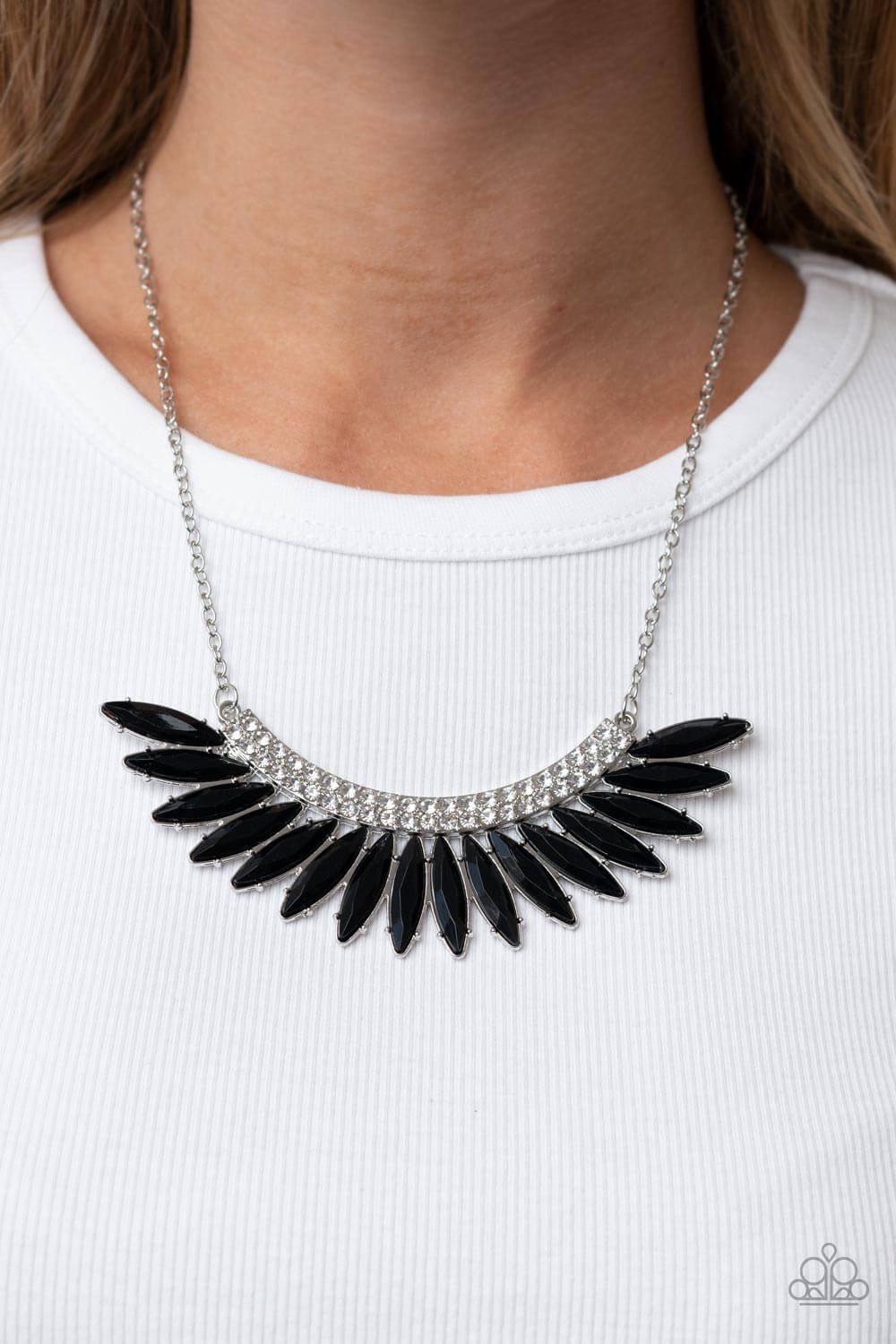 Paparazzi Accessories ❋Flauntable Flamboyance - Black Necklace❋ Flat Rate Ship $4.50❋ - Image #2