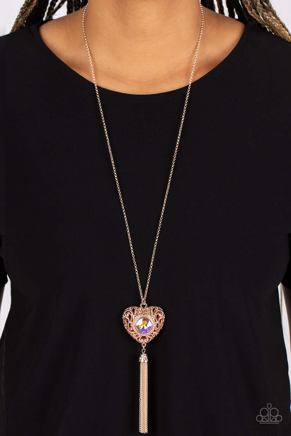 Paparazzi Accessories ❋Prismatic Passion - Gold Necklace❋ Flat Rate Ship $4.50❋ - Image #2