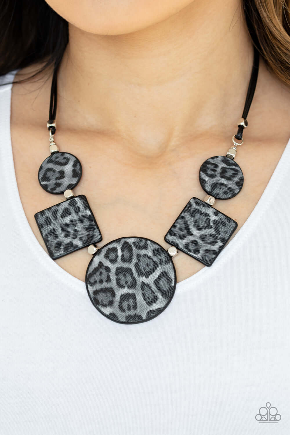 Paparazzi Accessories ✽ Here Kitty Kitty - Silver Necklace✽Flat Rate Ship $4.50✽ - Image #2