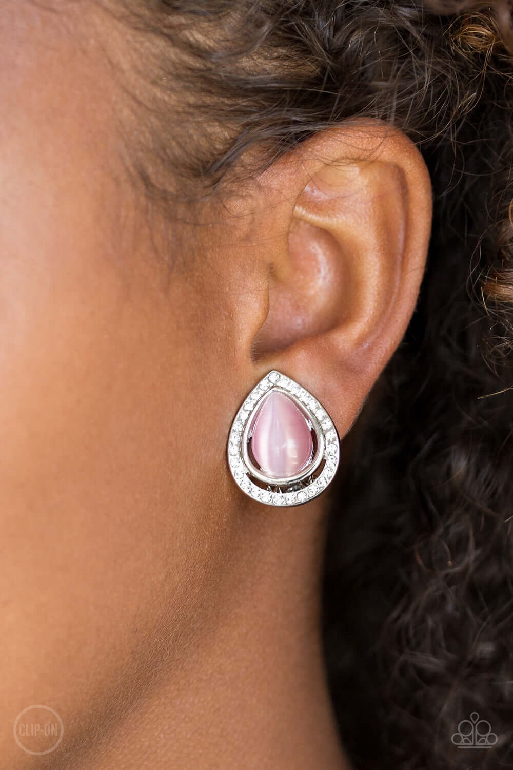 Paparazzi Accessories ✽ Noteworthy Shimmer - Pink Clip-On Clip-On✽Flat Rate Ship $4.50✽ - Image #2