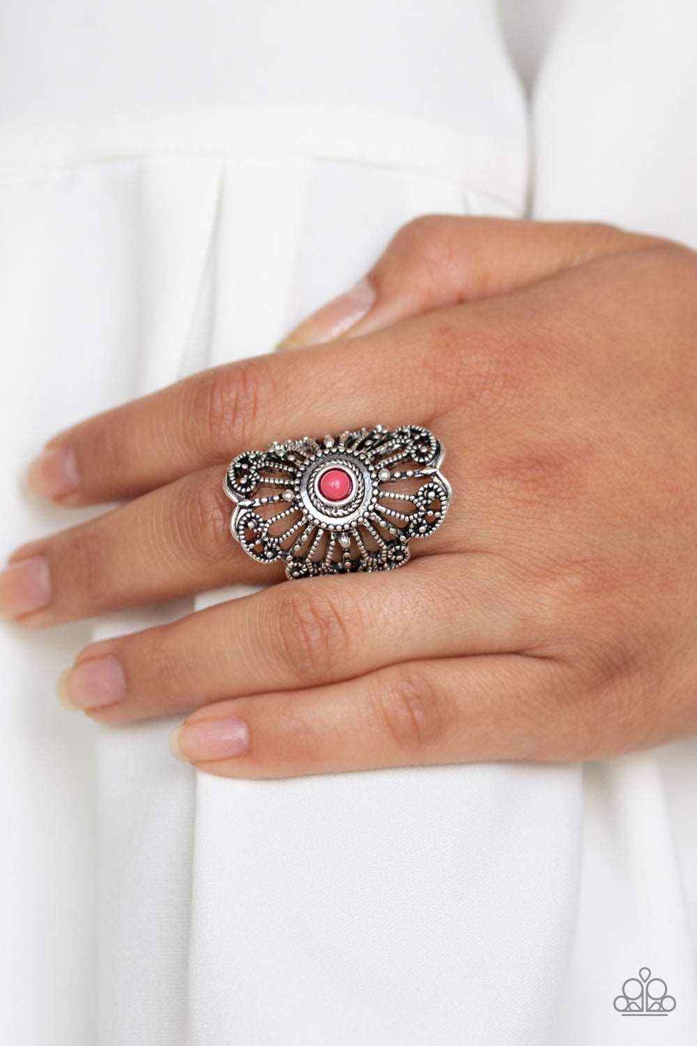 Paparazzi Accessories ✽ Adrift - Pink Ring✽Flat Rate Ship $4.50✽