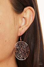 Load image into Gallery viewer, Paparazzi Accessories ❋Autumn Harvest - Copper Earrings❋ Flat Rate Ship $4.50❋ - Image #2
