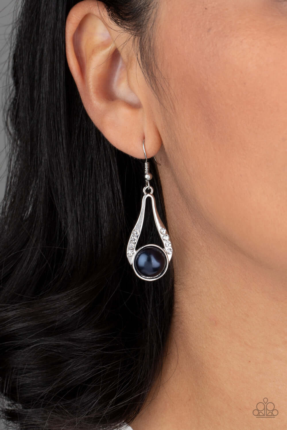 Paparazzi Accessories ✽ HEADLINER Over Heels - Blue Earrings✽Flat Rate Ship $4.50✽ - Image #2
