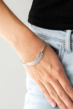 Load image into Gallery viewer, Paparazzi Accessories ❋How Do You Like This FEATHER? - Silver Bracelet❋ Flat Rate Ship $4.50❋ - Image #2
