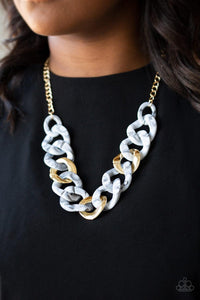 Paparazzi Accessories ✽ I Have A HAUTE Date - White Necklace✽Flat Rate Ship $4.50✽ - Image #2