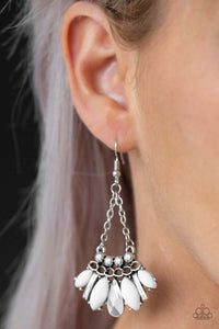 Paparazzi Accessories ❋Terra Tribe - White Earrings❋ Flat Rate Ship $4.50❋ - Image #2