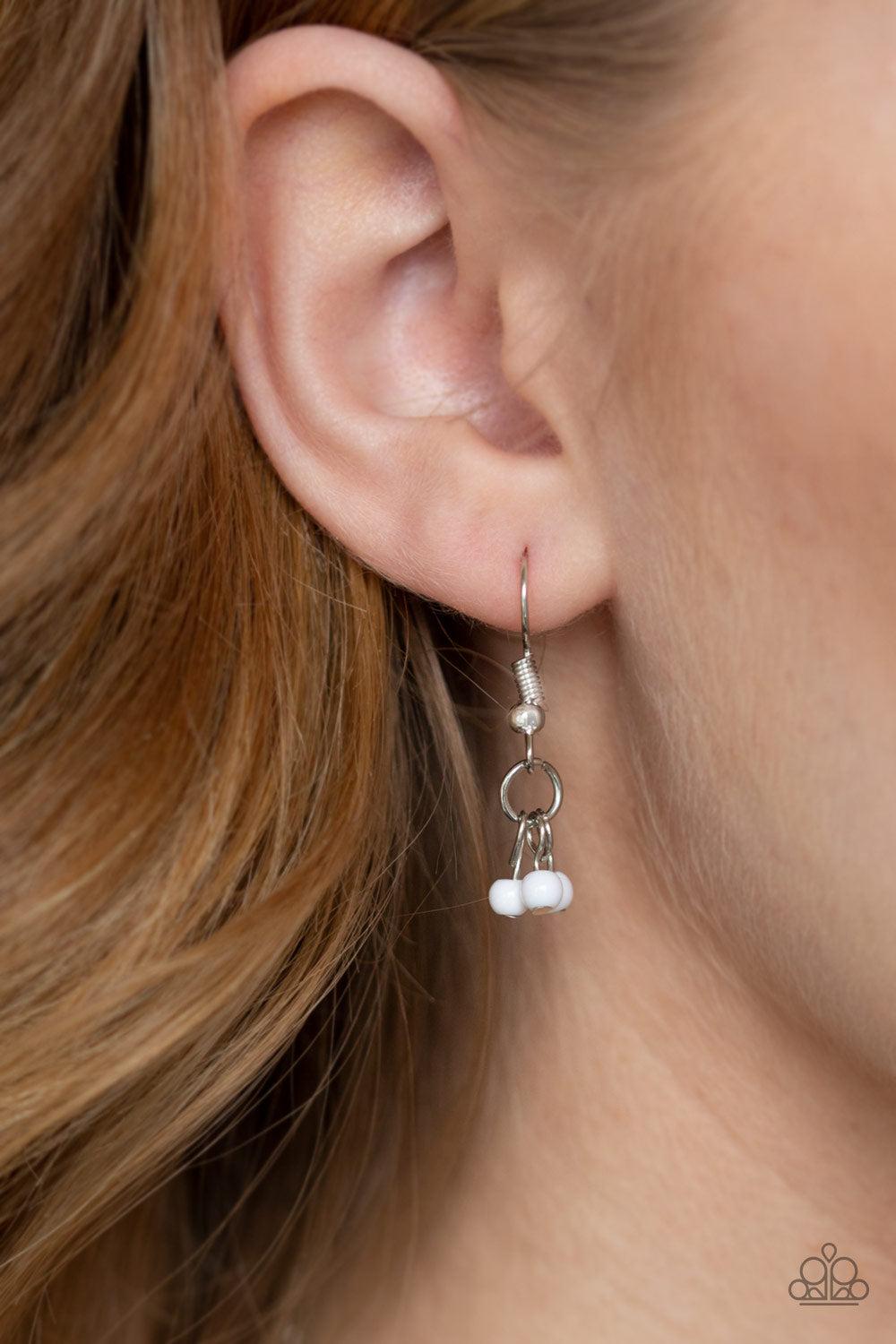 Paparazzi Accessories ❋Boho Baby - White Necklace❋ Flat Rate Ship $4.50❋ - Image #3