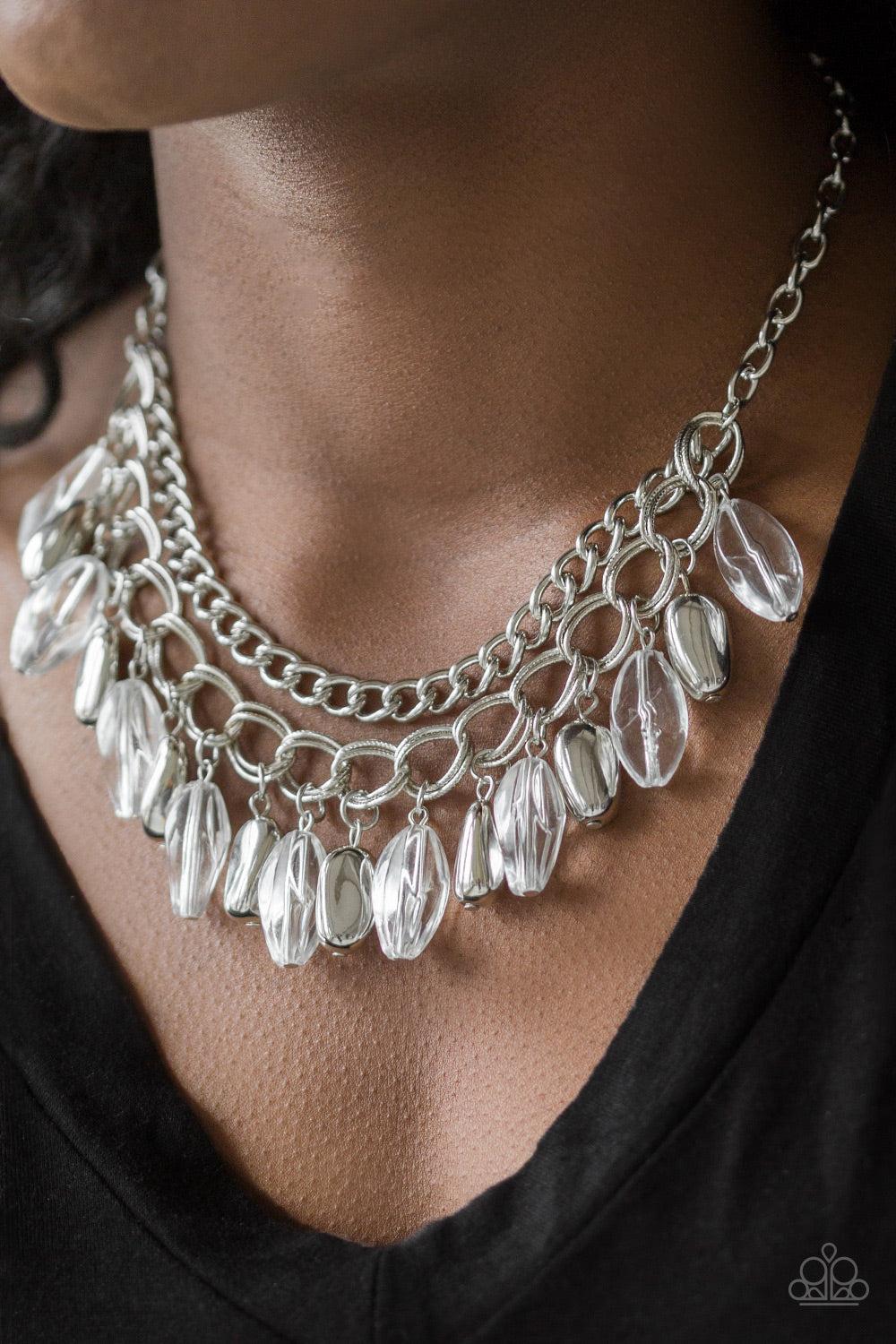 Paparazzi Accessories ✽ Spring Daydream - White Necklace✽Flat Rate Ship $4.50✽ - Image #2