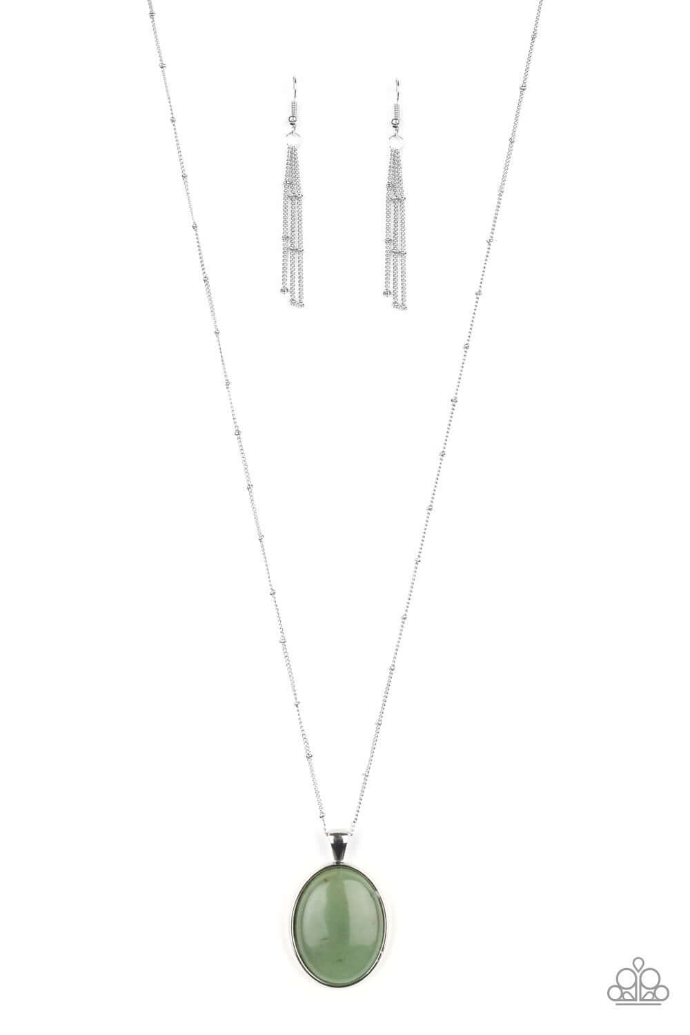 Paparazzi Accessories ✽ Peaceful Glow - Green Necklace✽Flat Rate Ship $4.50✽ - Image #2