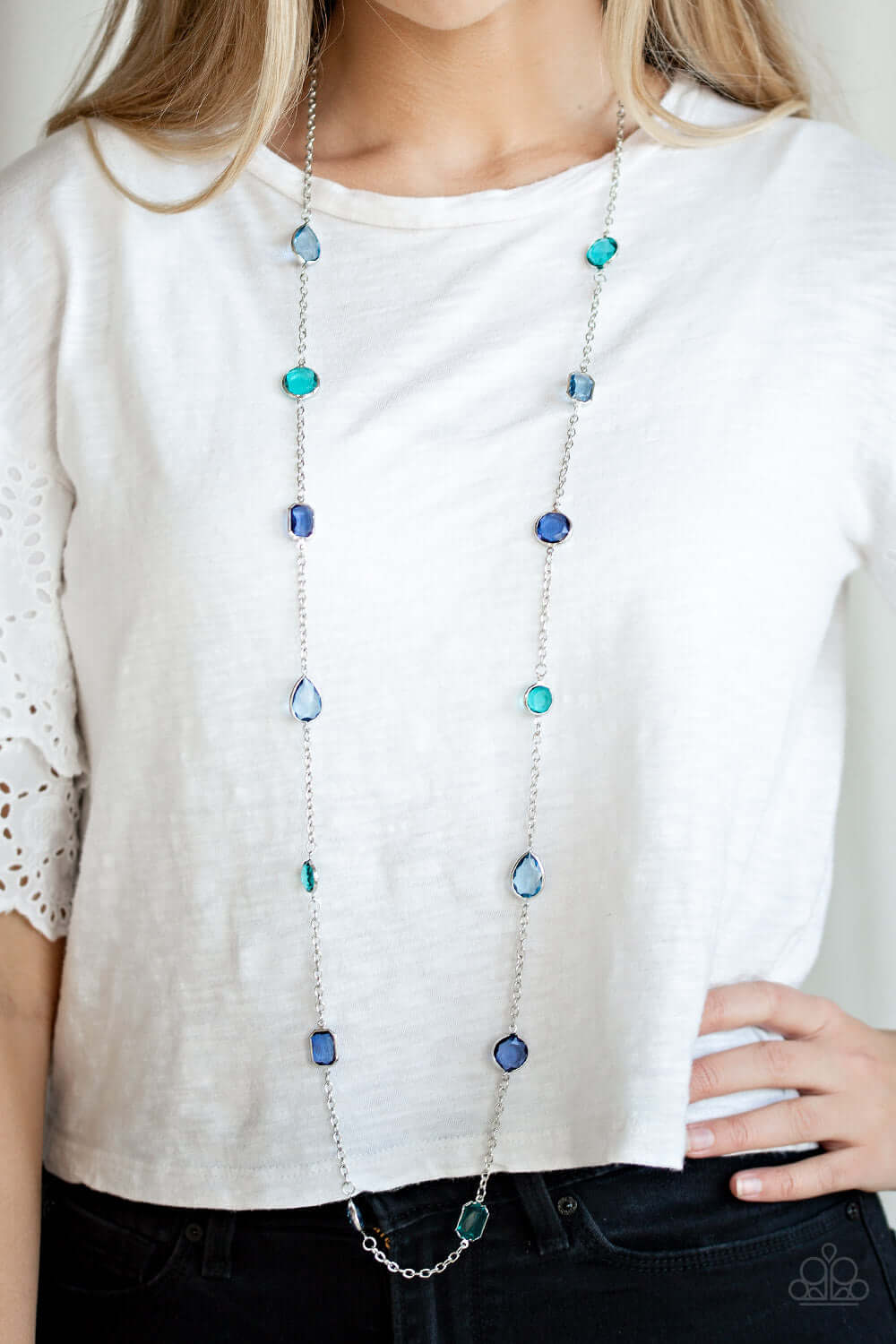 Paparazzi Accessories ✽ Glassy Glamorous - Multi Necklace✽Flat Rate Ship $4.50✽ - Image #2
