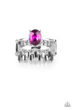 Load image into Gallery viewer, brought✽to✽you✽by✽blingflingbykat✽crowned-victor-pink-ring✽paparazzi-accessories
