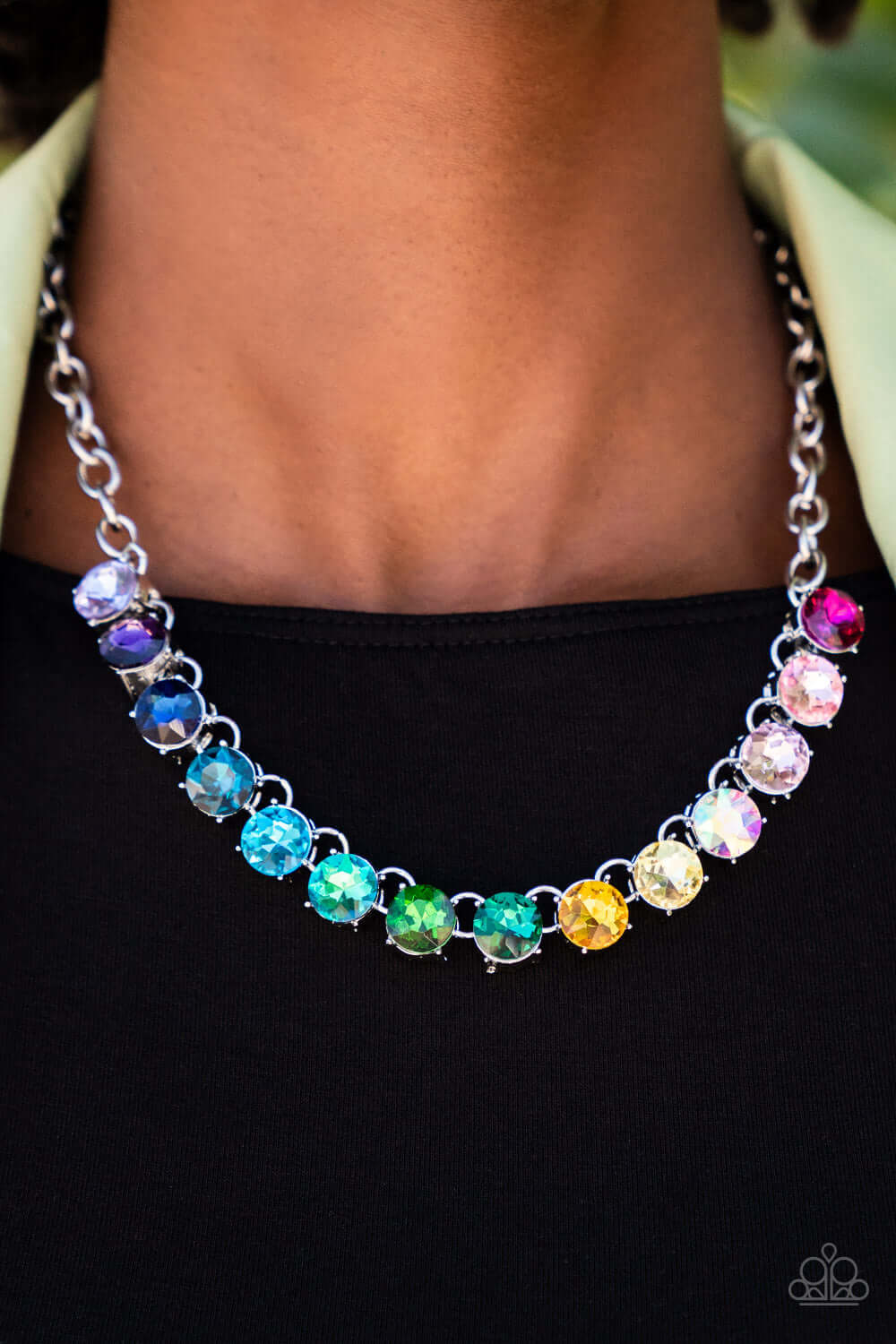 Paparazzi Accessories ❋Rainbow Resplendence - Multi Necklace❋ Flat Rate Ship $4.50❋ - Image #2