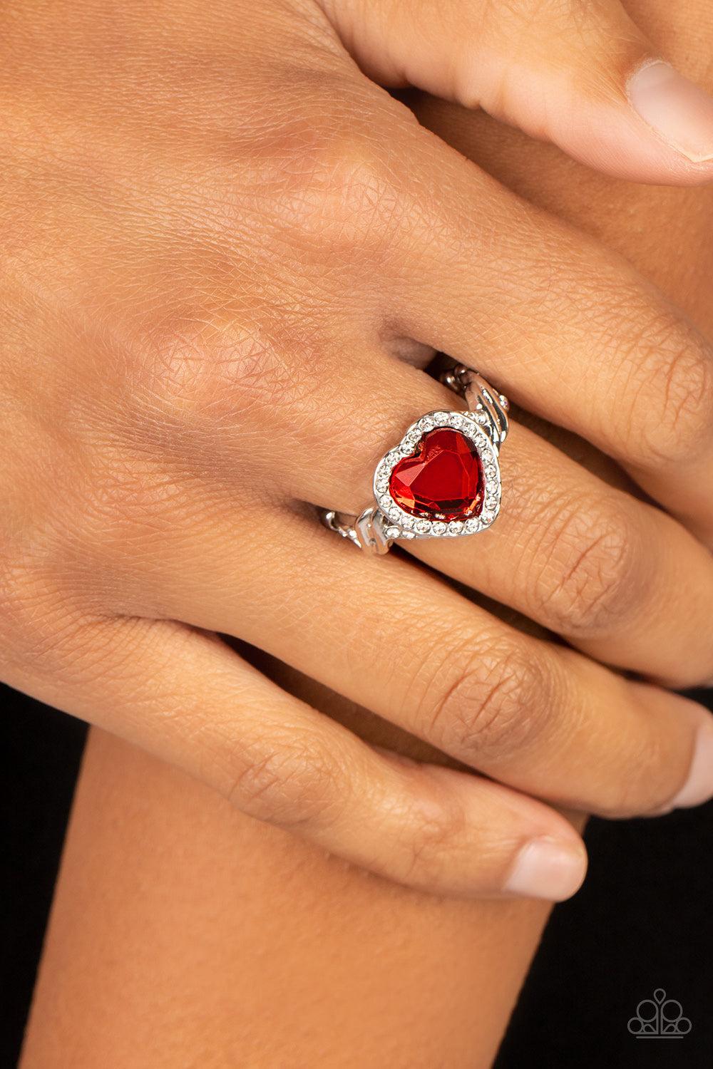 Paparazzi Accessories ❋Committed to Cupid - Red Ring❋ Flat Rate Ship $4.50❋ - Image #2