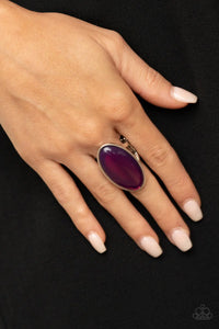 Paparazzi Accessories ✽ Mystic Moon - Purple Ring✽Flat Rate Ship $4.50✽ - Image #2