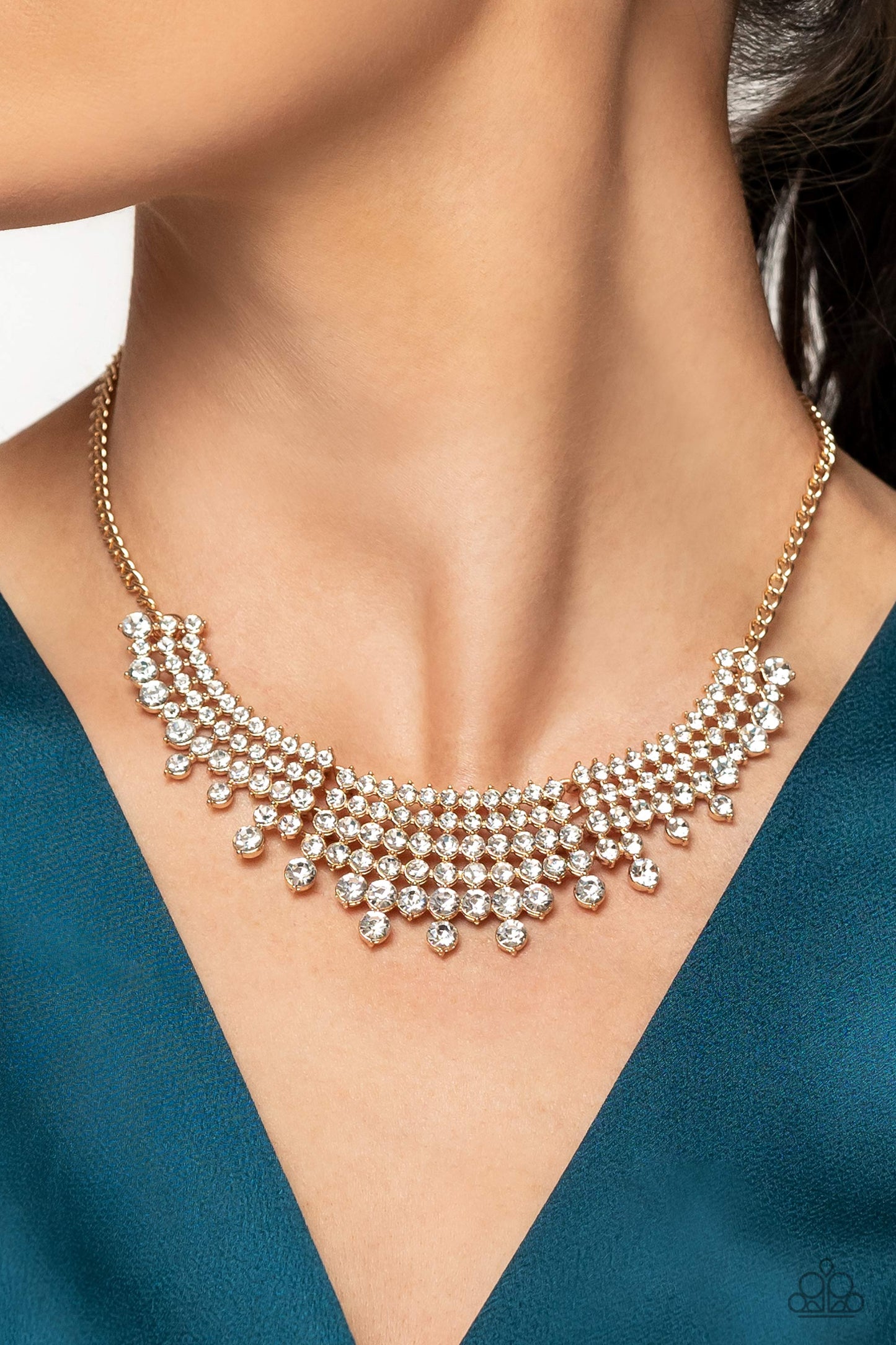 Paparazzi Accessories ❋Shimmering Song - Gold Necklace❋ Flat Rate Ship $4.50❋ - Image #2