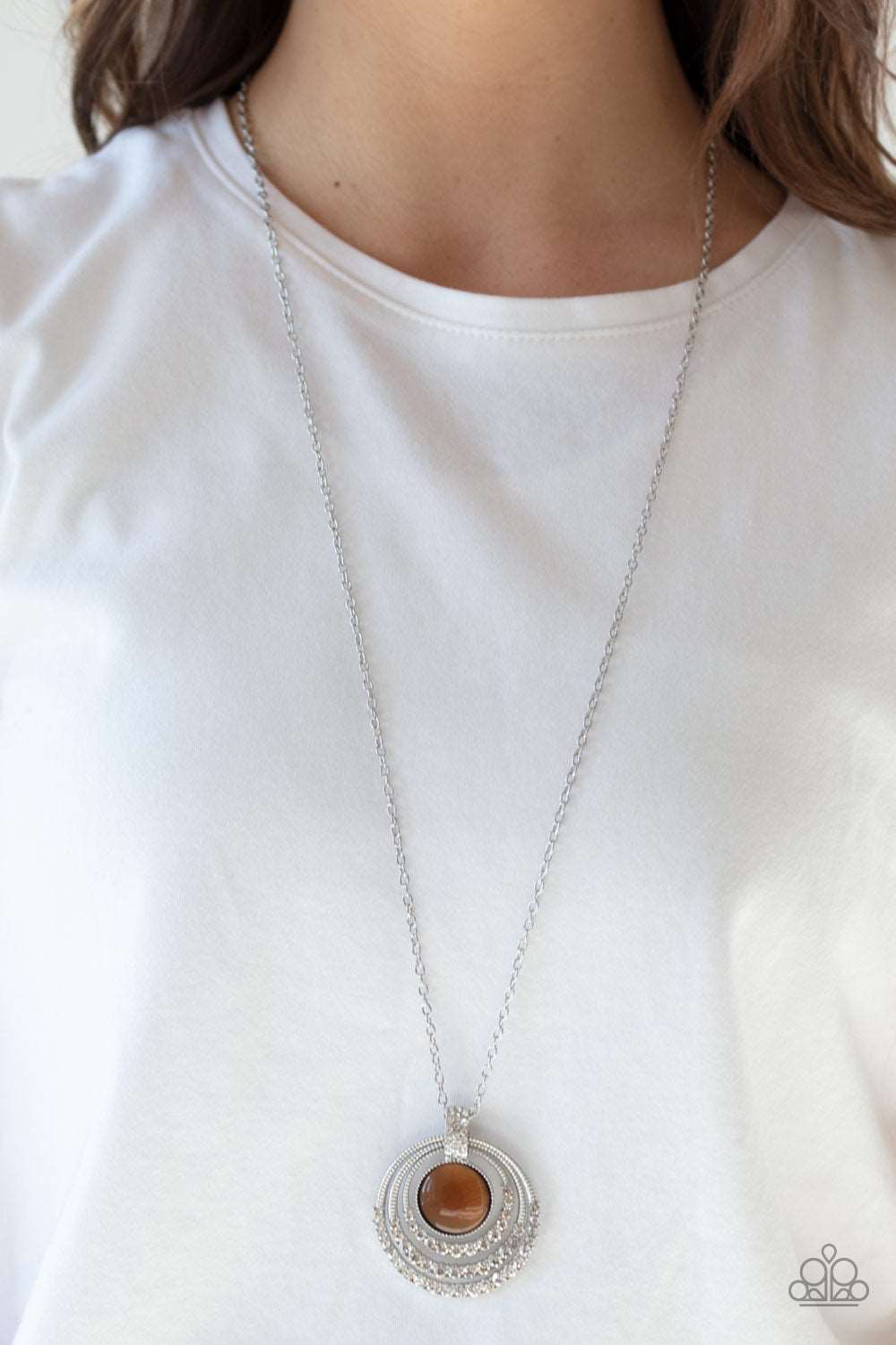Paparazzi Accessories ✽ A Diamond A Day - Brown Necklace✽Flat Rate Ship $4.50✽
