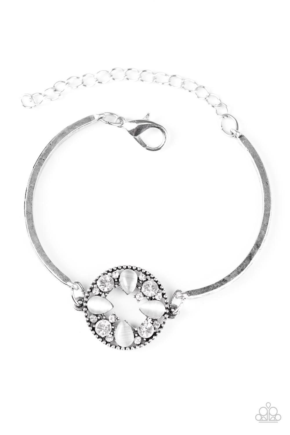 brought✽to✽you✽by✽blingflingbykat✽a-moonwalk-in-the-park-white-bracelet✽paparazzi-accessories