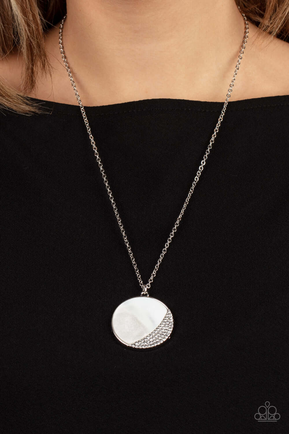 Paparazzi Accessories ❋Oceanic Eclipse - White Necklace❋ Flat Rate Ship $4.50❋ - Image #2