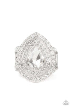 Load image into Gallery viewer, brought-to-you-by-blingflingbykat-icy-indulgence-white-ring-paparazzi-accessories-
