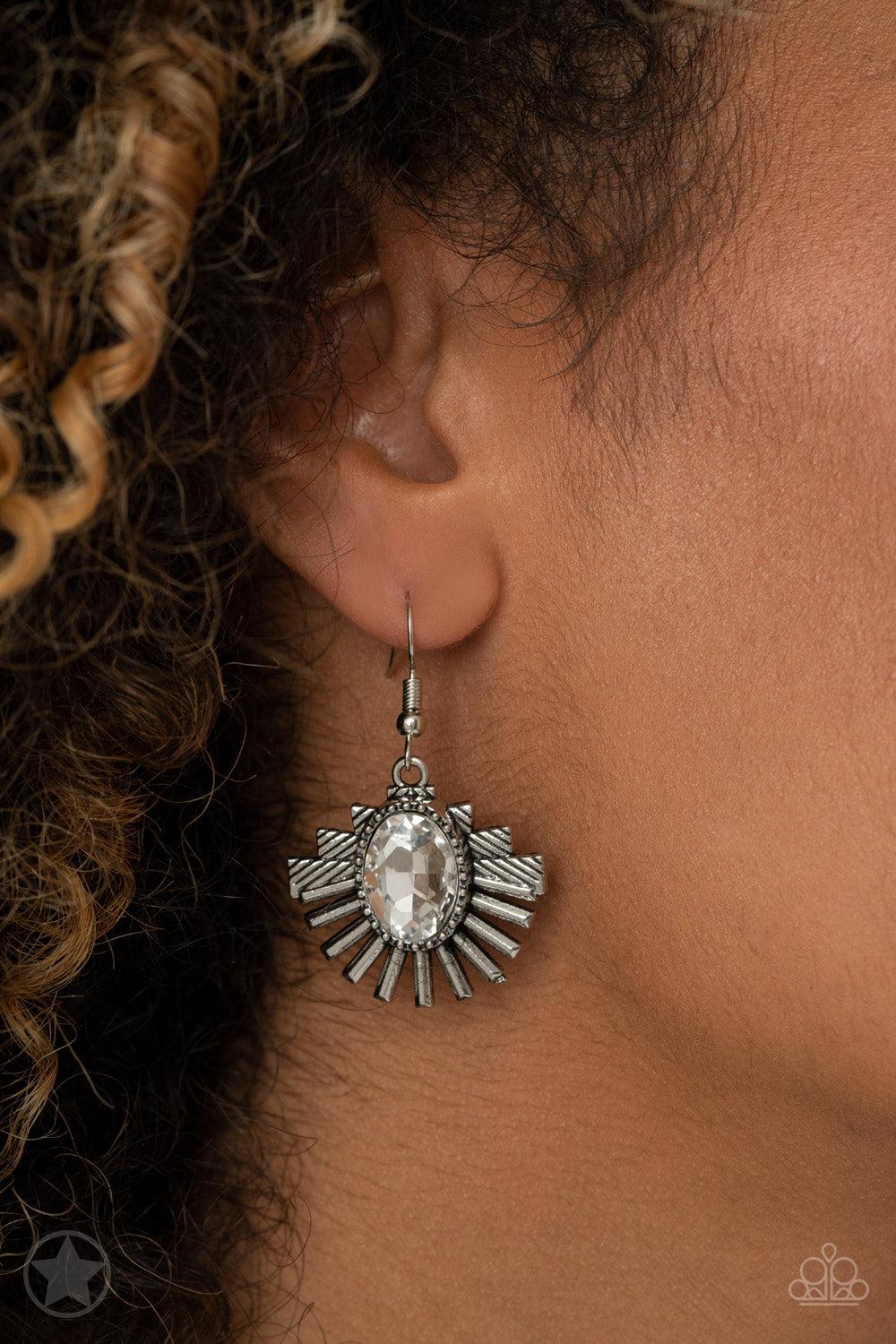 Paparazzi Accessories ✽ Miss YOU-niverse - Silver Necklace✽Flat Rate Ship $4.50✽ - Image #3