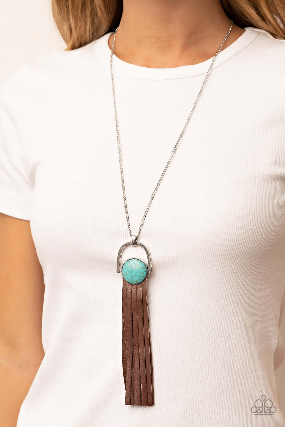 Paparazzi Accessories ❋Winslow Wanderer - Blue Necklace❋ Flat Rate Ship $4.50❋ - Image #2