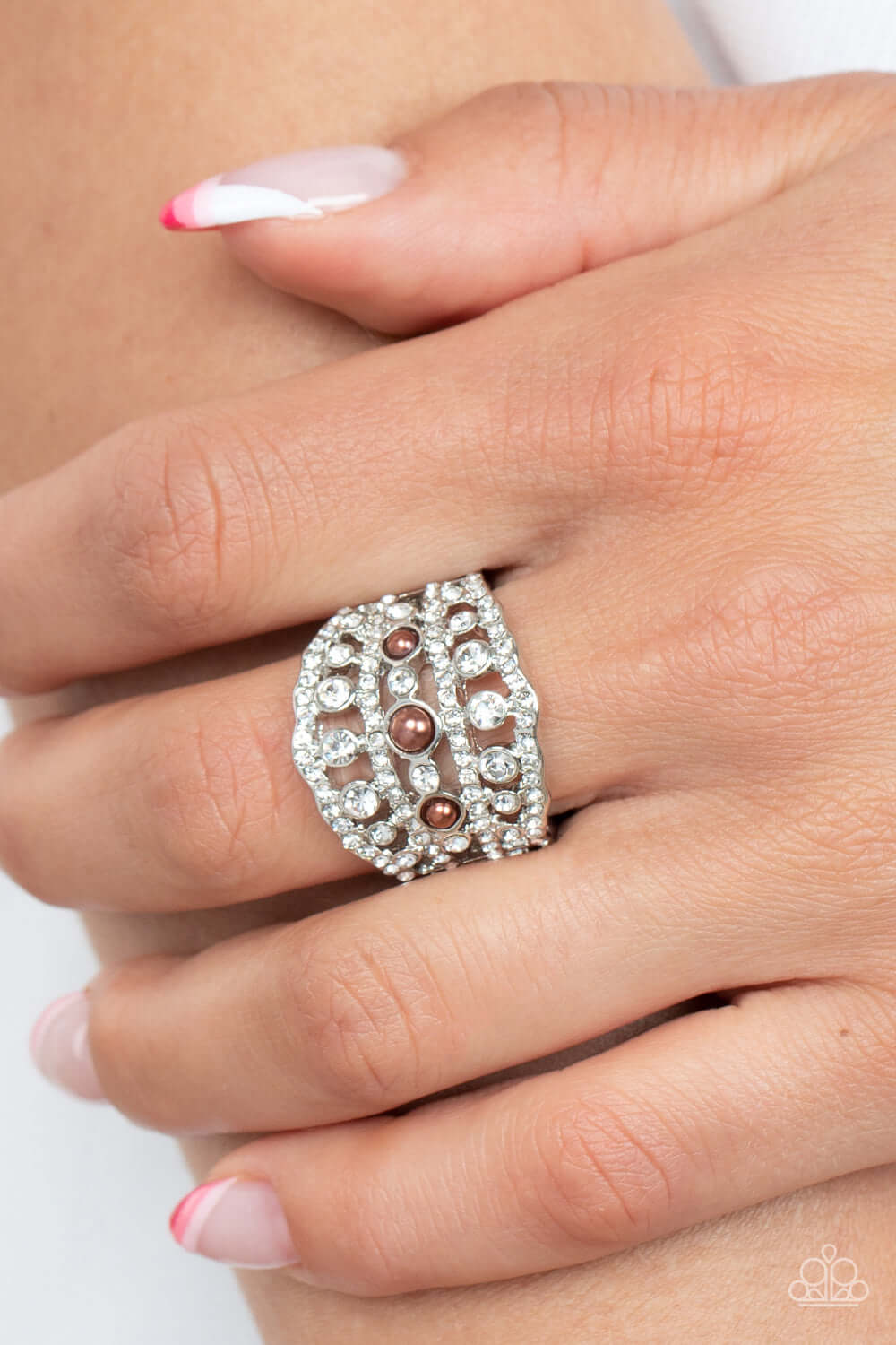 Paparazzi Accessories ❋Sailboat Bling - Brown Ring❋ Flat Rate Ship $4.50❋ - Image #2