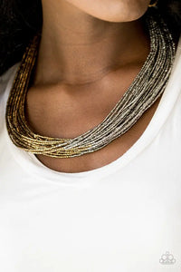 Paparazzi Accessories ❋Flashy Fashion - Brass Necklace❋ Flat Rate Ship $4.50❋ - Image #2