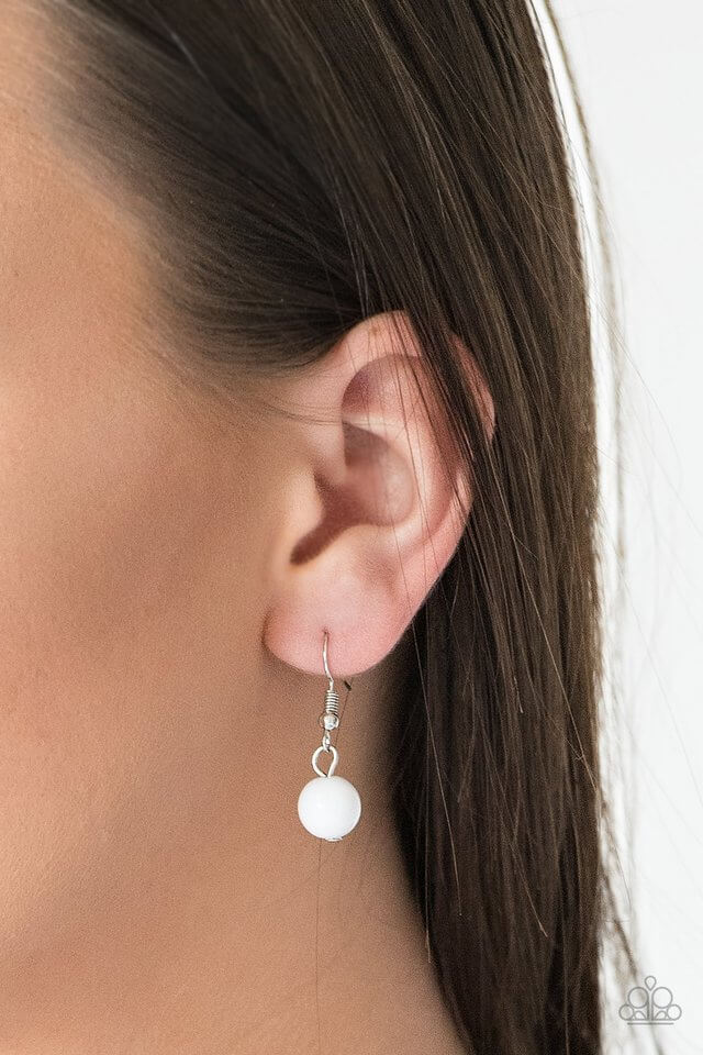 Paparazzi Accessories ❋Bubbly Bright - White Necklace❋ Flat Rate Ship $4.50❋ - Image #3