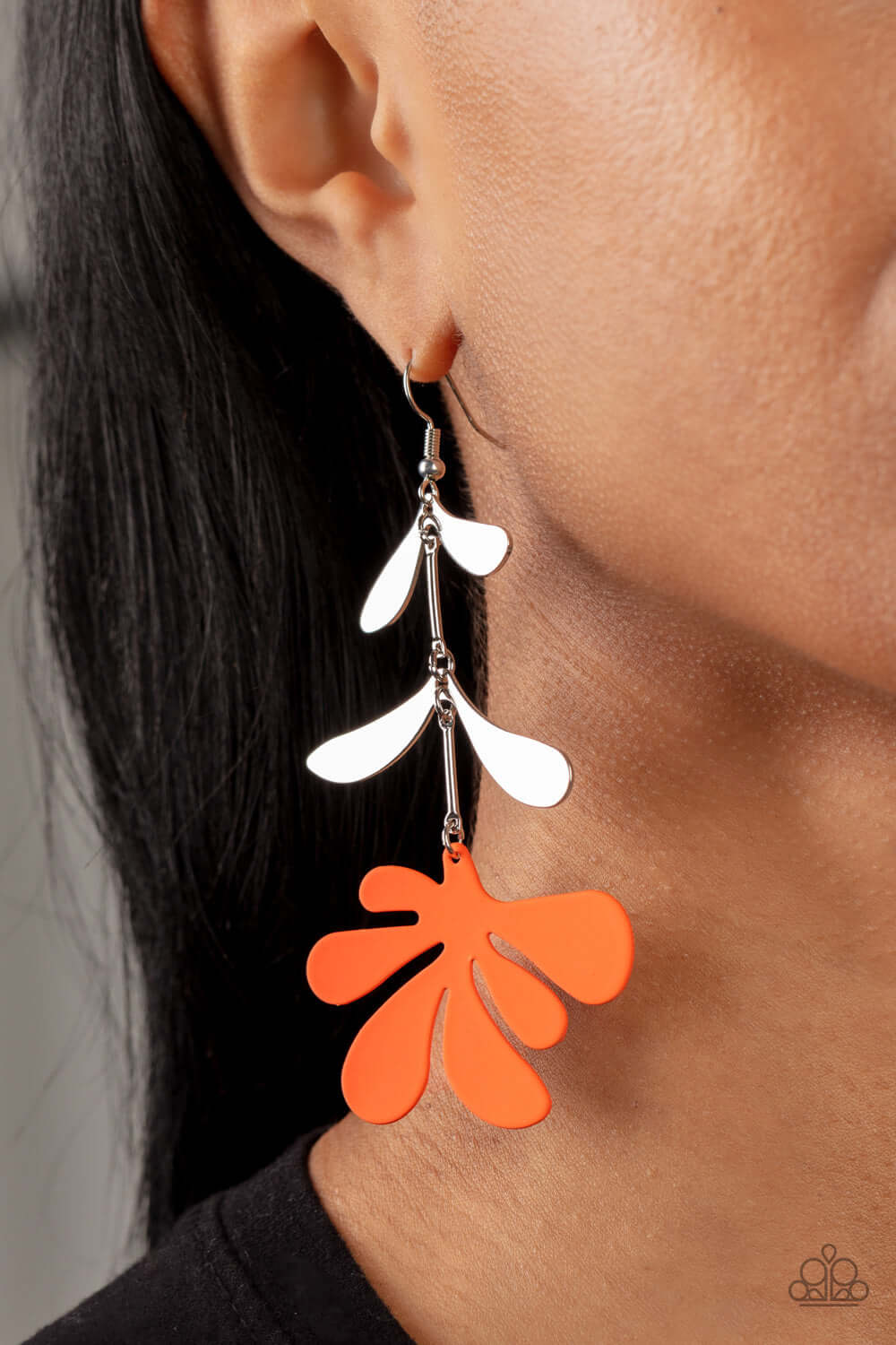 Paparazzi Accessories ❋Palm Beach Bonanza - Orange Earrings❋ Flat Rate Ship $4.50❋ - Image #2